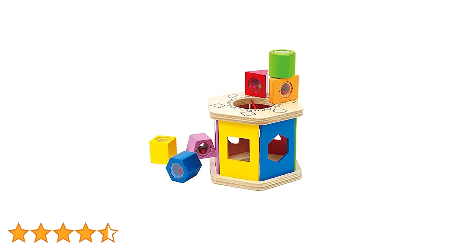 Amazon | Hape(ハペ) シェイク&マッチシェイプソーター E0407